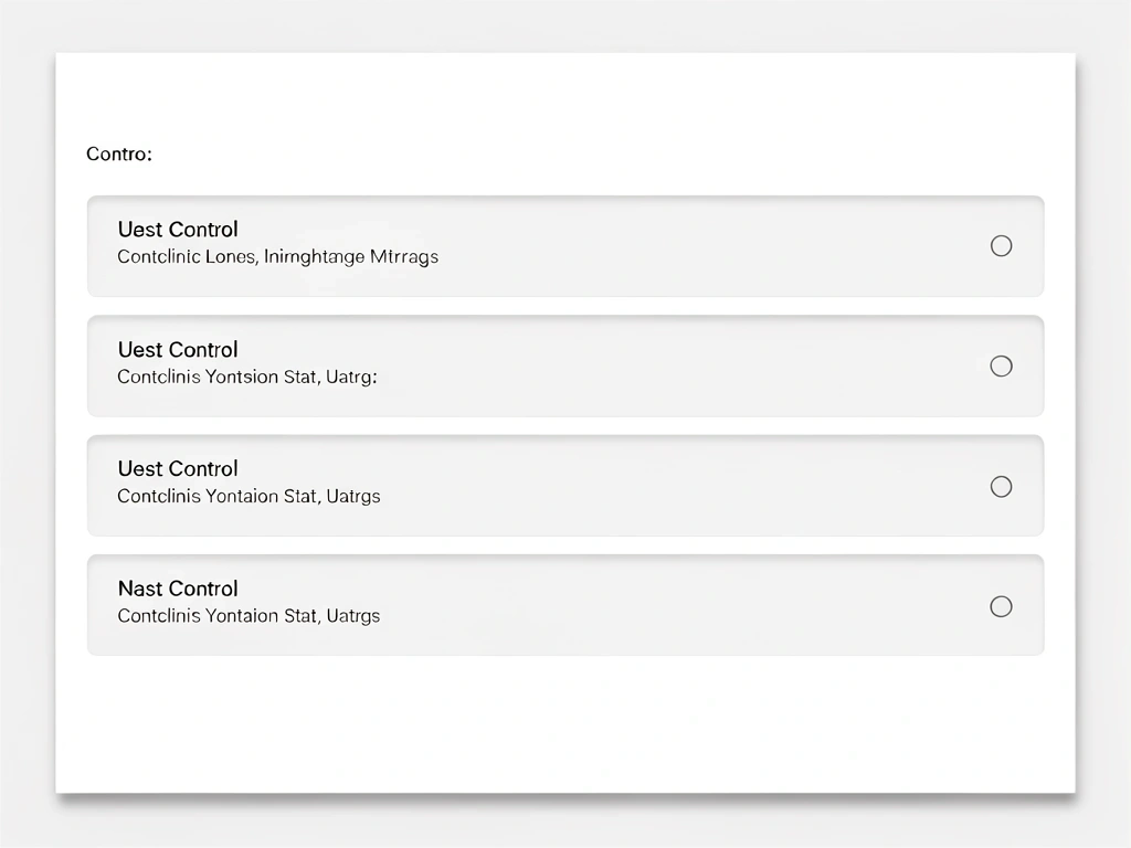 User Control Interface